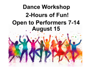 2026 Dance Workshop
