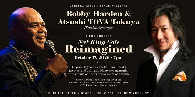 Event Logo: Bobby Harden Soul sings Nat King Cole