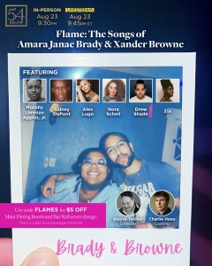 Flame: In Concert, the songs of Brady & Browne