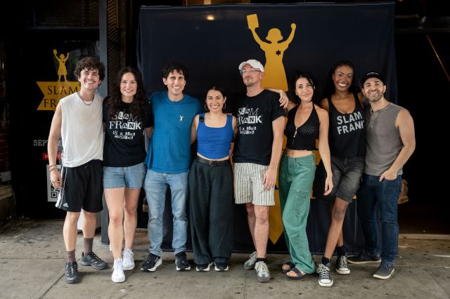 Cast of <i>Slam Frank</i> (© Shawn Salley) Cast of <i>Slam Frank</i> (© Shawn Salley)
