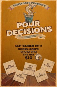 Pour Decisions: An Interactive Improv Drinking Show