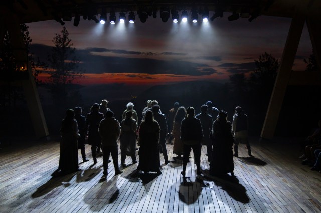 The company of Hudson Valley Shakespeare's 2026 production of LES MISÉRABLES Photo by T. Charles Erickson (3)