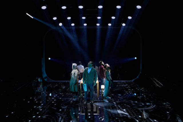 The company of the 2026 production of DISRUPTION Photo by Emilio Madrid