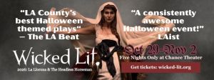 Wicked Lit 2026: La Llorona and The Headless Horseman