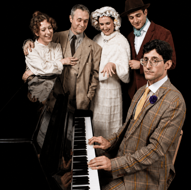 L to R: Sara Grant, Seth Trucks, Nicole Hulett, Chad Raven, and Alex Martinez (© Dennis Dean)