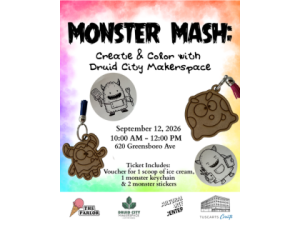 Monster Mash: Create & Color with Druid City Makers Space