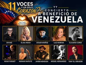 CONCIERTO A BENEFICIO DE VENEZUELA – 11 VOCES Y UN SOLO CORAZÓN