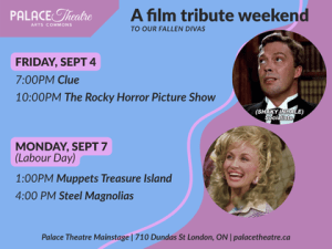 Film Tribute Weekend – Tim Curry & Dolly Parton