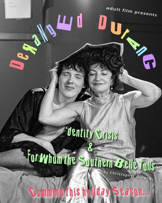 Event Logo: Deranged Durang Teaser Poster