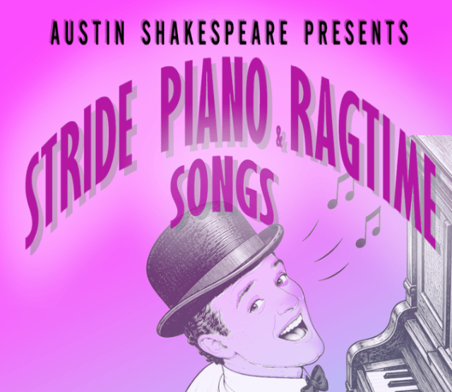Event Logo: StridePianoandRagtime AustinShakespeare