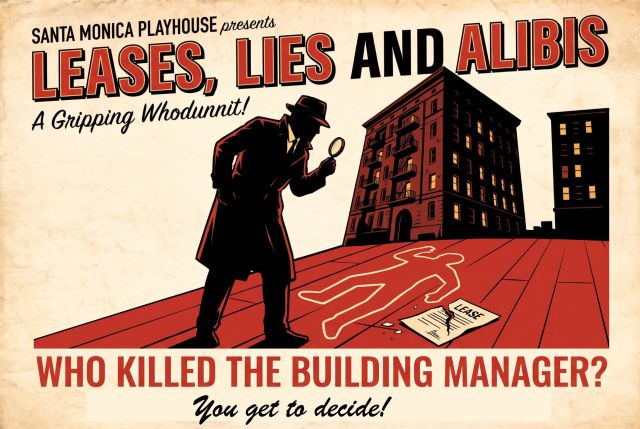Event Logo: 1SMPlayhouse LEASES LIES AND ALIBIS logo 600 X 400 horizontal