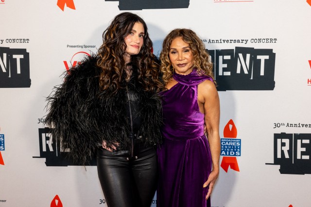 Idina Menzel and Daphne Rubin-Vega Idina Menzel and Daphne Rubin-Vega