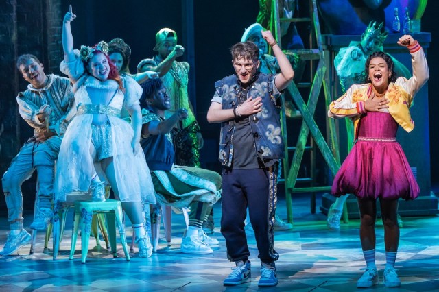 Anthony Gargiula, Gianna Harris and cast of & JULIET 1358 Photo Credit Matthew Murphy