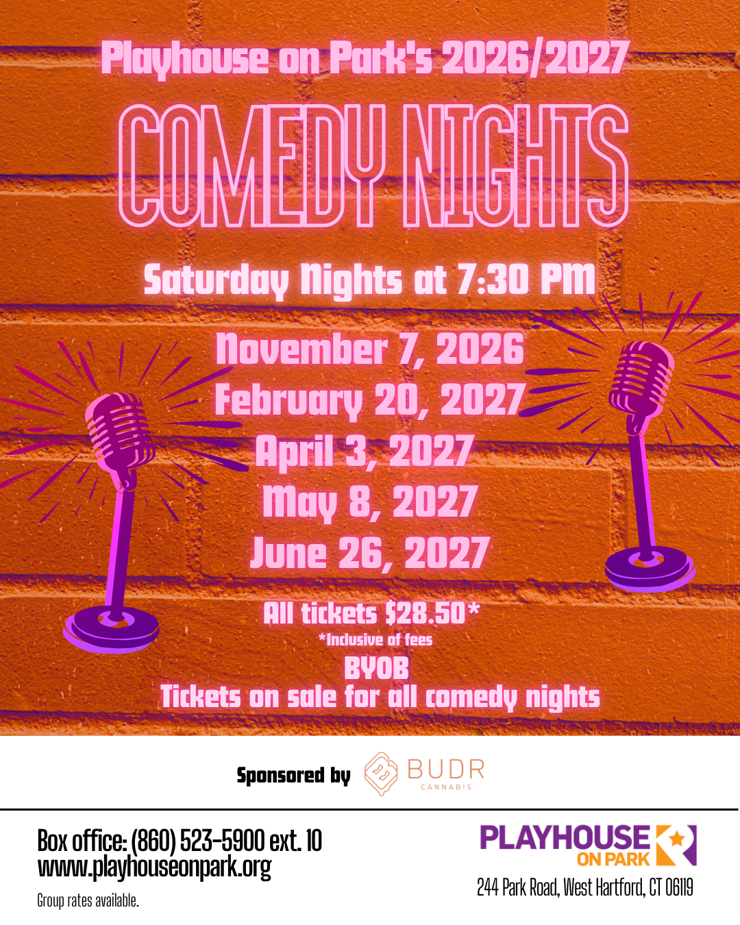 Comedy Night at Playhouse on Park
