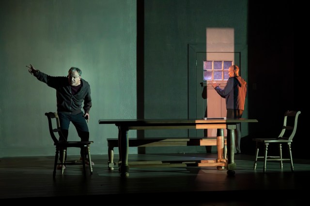 Jeremy Shamos and Jeff Biehl in MCC Theater's 2026 Production of ANON Photo by Monique Carboni (2)