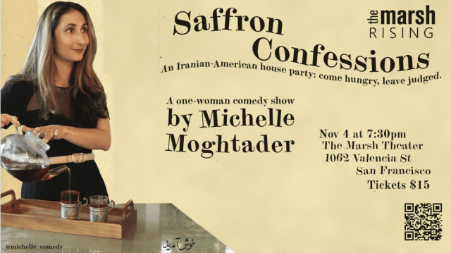 Event Logo: Saffron Confessions poster