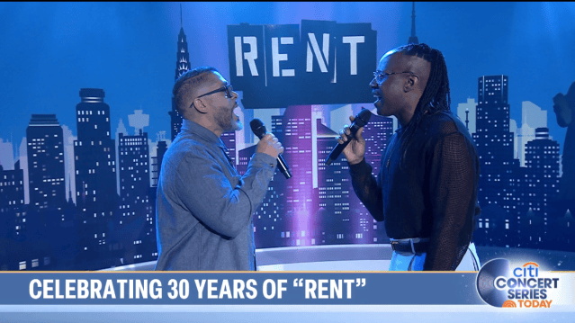 Wilson Jermaine Heredia and Marcus Paul James on Today, celebrating 30 years of Rent